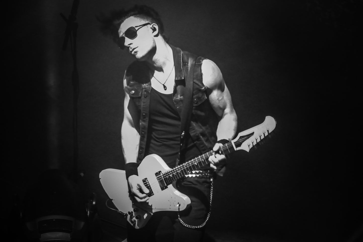 Ben Christo (The Sisters of Mercy) Standard Tier (Only 1 Avail Per show!): Stage-Worn Denim Vest