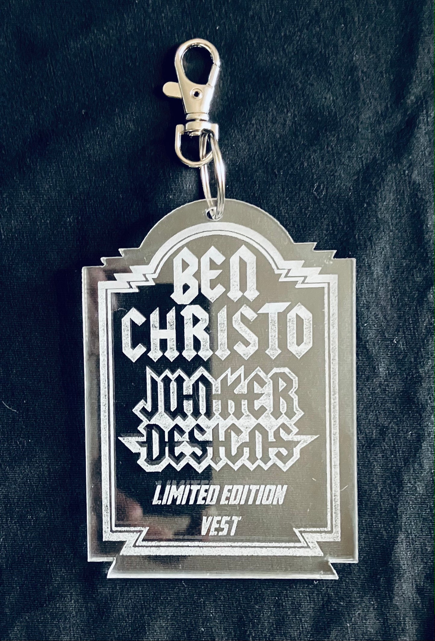 Ben Christo (The Sisters of Mercy) VIP TIER (Only 1 Per Show!): Stage-Worn Denim Vest + Video Call + Signed Poster