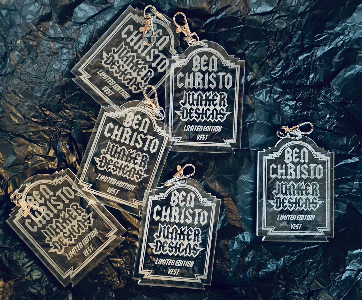 Ben Christo (The Sisters of Mercy) VIP TIER (Only 1 Per Show!): Stage-Worn Denim Vest + Video Call + Signed Poster