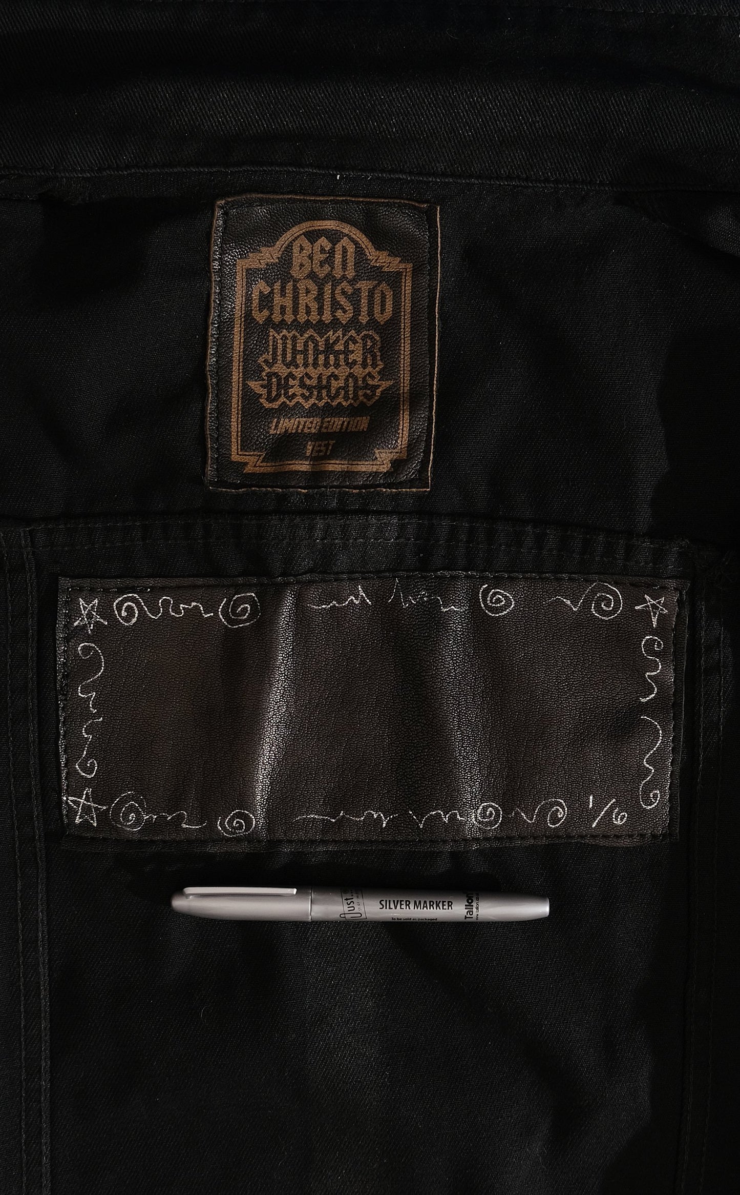 Ben Christo (The Sisters of Mercy) VIP TIER (Only 1 Per Show!): Stage-Worn Denim Vest + Video Call + Signed Poster