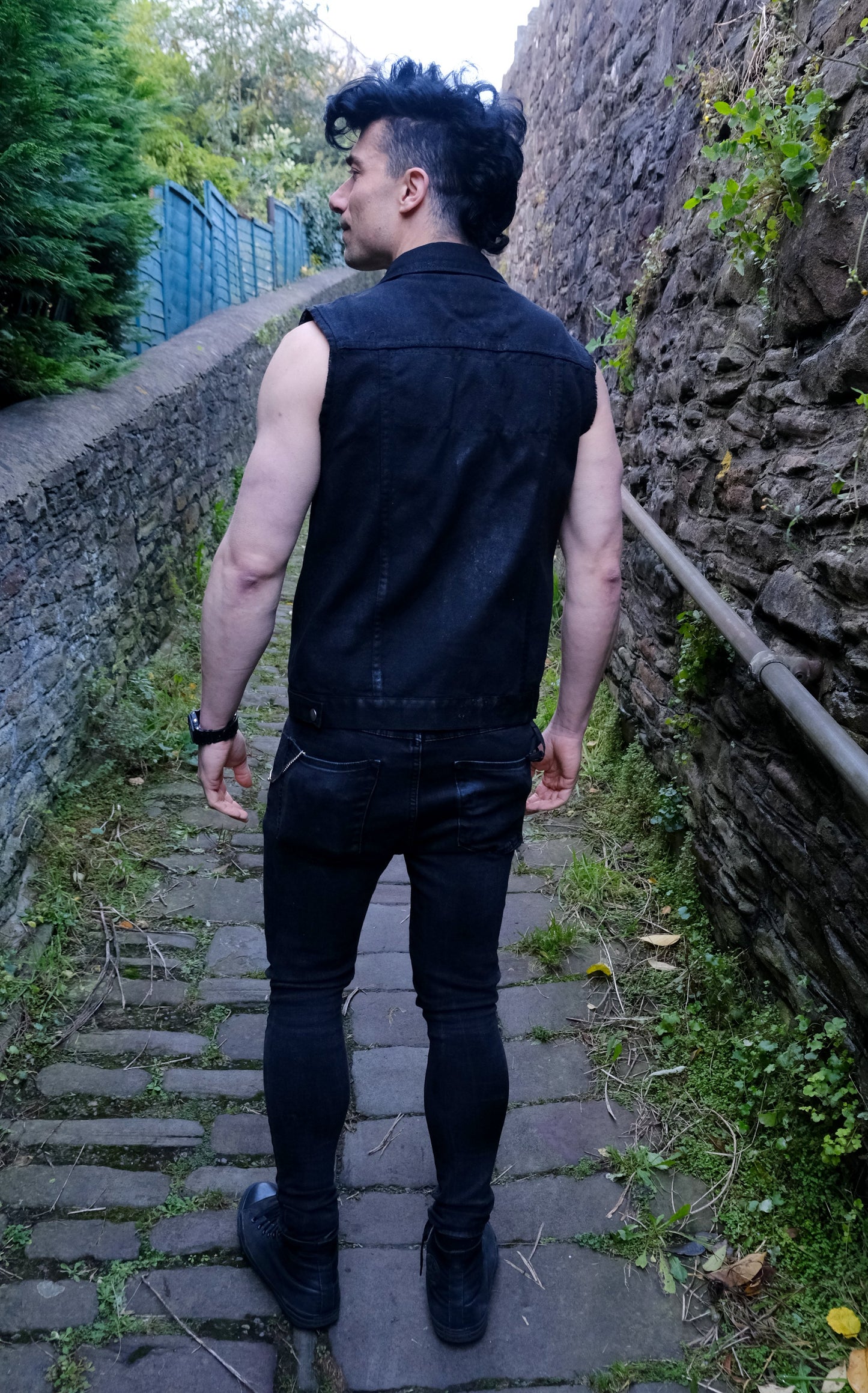 Ben Christo (The Sisters of Mercy) VIP TIER (Only 1 Per Show!): Stage-Worn Denim Vest + Video Call + Signed Poster